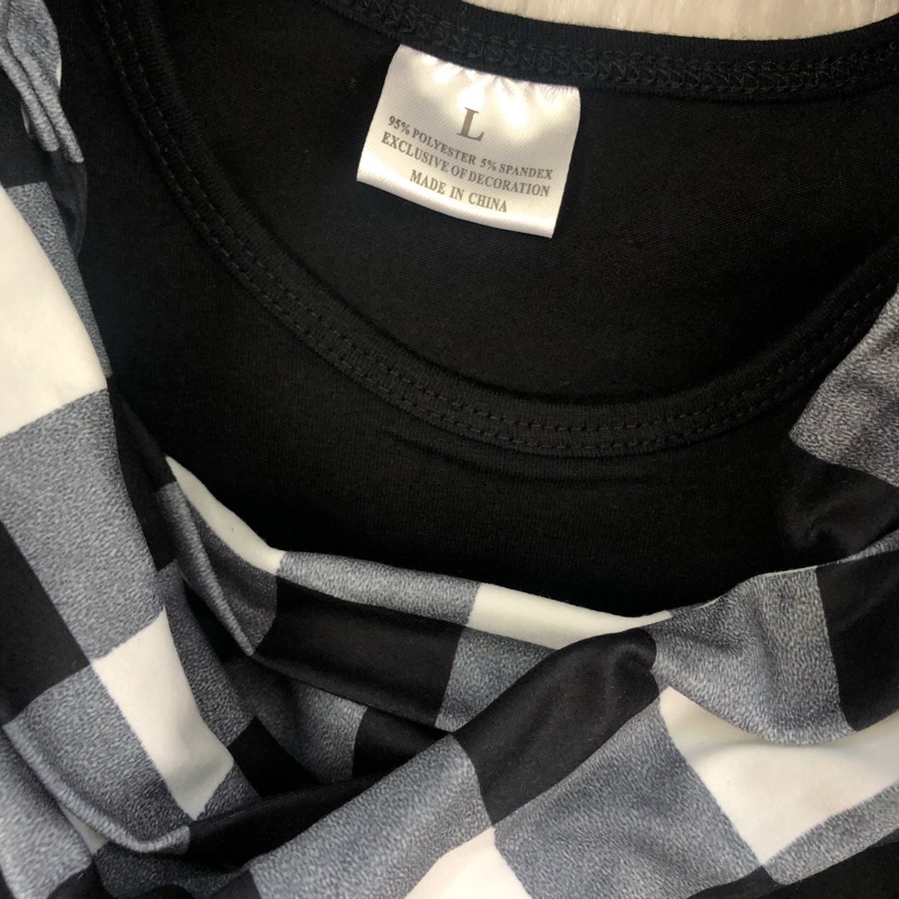 Girl Boutique Plaid Pumpkin Scarf Set - Picture 2 of 2